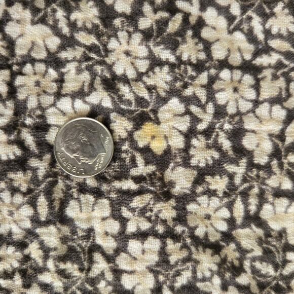 Faherty Dream Cotton Desmond Top Nusafloral Olive Organic Cotton Women Large - Picture 12 of 12